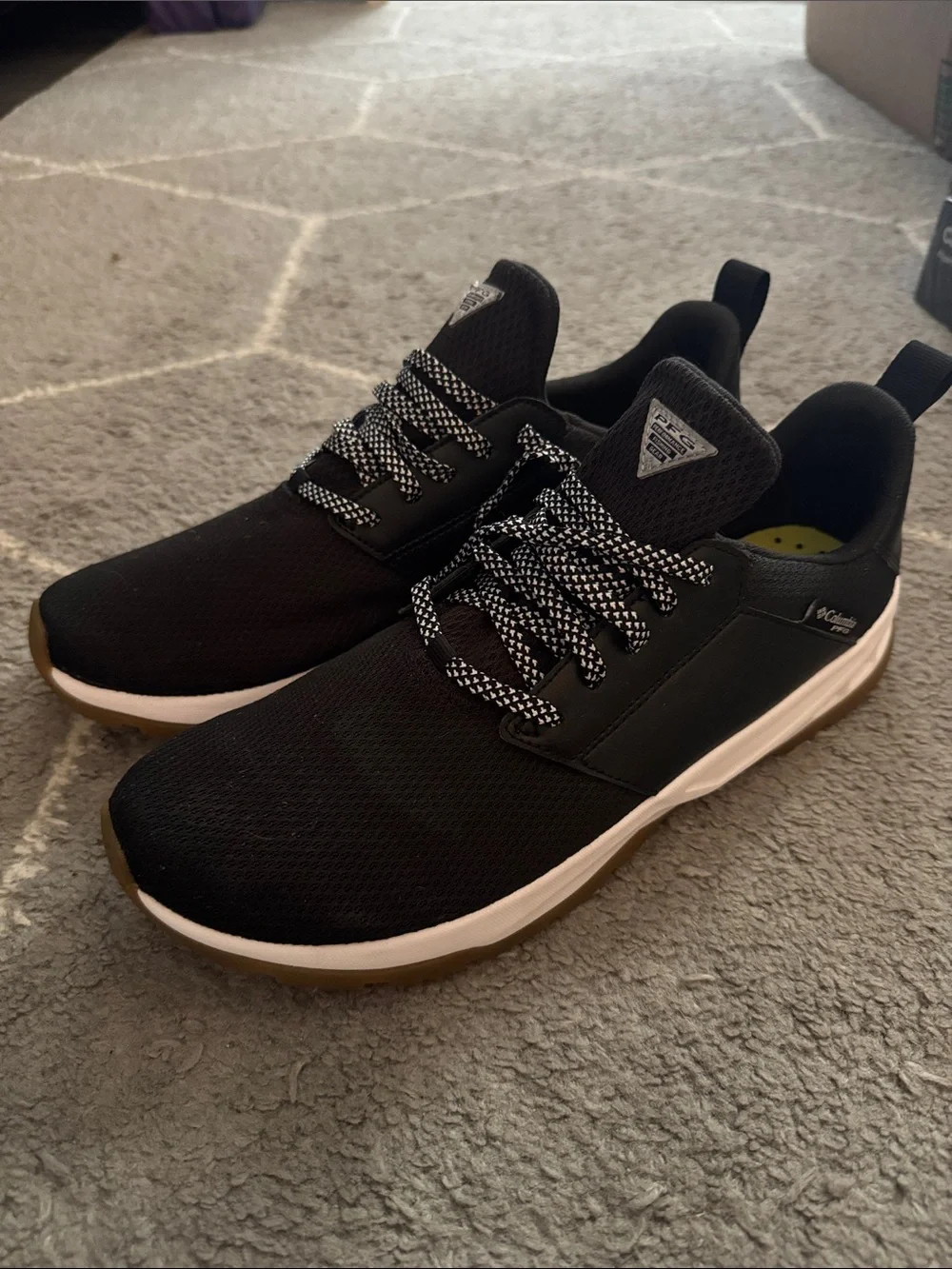 Columbia PFG Men’s Black Athletic Casual Sneakers